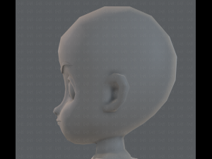 base mesh boy character v05 3D 모델