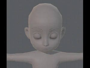 base mesh boy character v05 3D Model