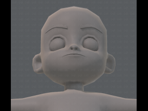 base mesh boy character v05 3D 모델