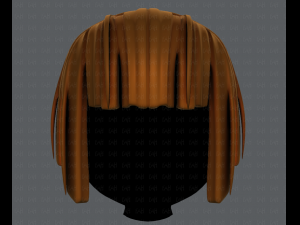3d hair style for girl v31 3D Model