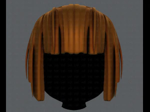3d hair style for girl v31 3D Model
