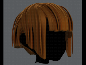 3d hair style for girl v31 3D Model