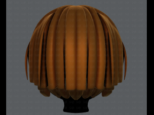 3d hair style for girl v31 3D Model