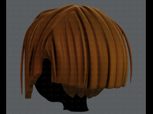 3d hair style for girl v31 3D Model