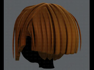 3d hair style for girl v31 3D Model
