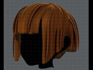 3d hair style for girl v31 3D Model
