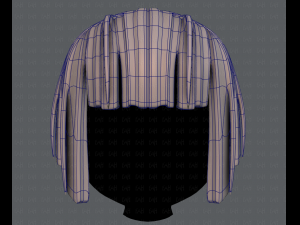 3d hair style for girl v31 3D Model