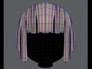 3d hair style for girl v31 3D Model