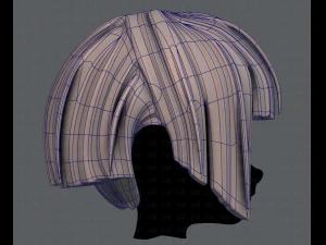 3d hair style for girl v31 3D Model