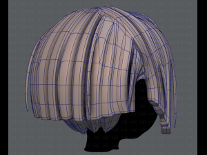 3d hair style for girl v31 3D Model
