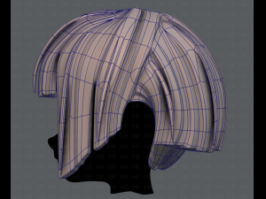 3d hair style for girl v31 3D Model