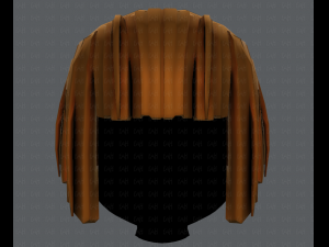 3d hair style for girl v31 3D Model