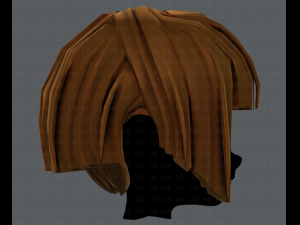3d hair style for girl v31 3D Model