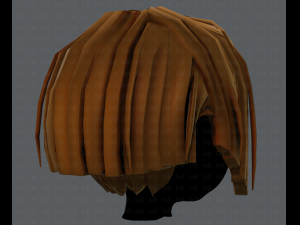 3d hair style for girl v31 3D Model