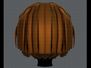3d hair style for girl v31 3D Model