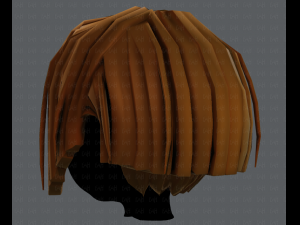 3d hair style for girl v31 3D Model