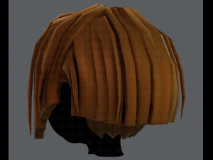 3d hair style for girl v31 3D Model