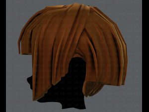 3d hair style for girl v31 3D Model