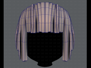 3d hair style for girl v31 3D Model