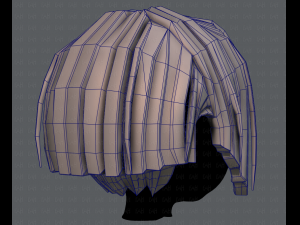 3d hair style for girl v31 3D Model
