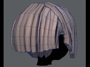 3d hair style for girl v31 3D Model
