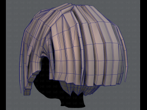 3d hair style for girl v31 3D Model