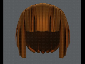3d hair style for girl v31 3D Model