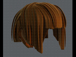 3d hair style for girl v31 3D Model