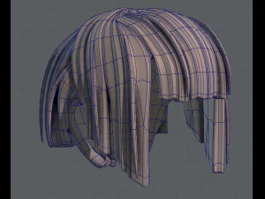 3d hair style for girl v31 3D Model