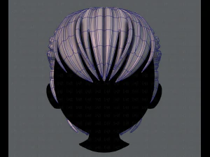 3d hair style for boy v31 3D Model