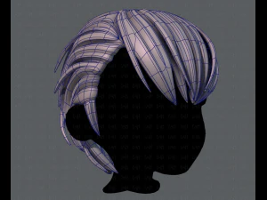 3d hair style for boy v31 3D Model