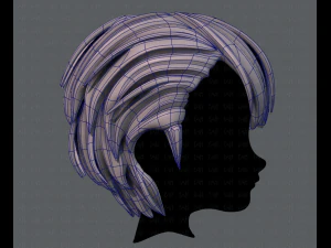 3d hair style for boy v31 3D Model