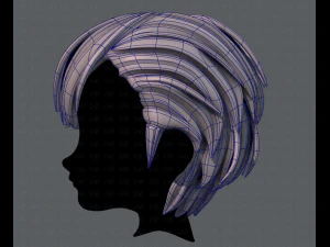 3d hair style for boy v31 3D Model