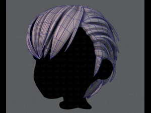 3d hair style for boy v31 3D Model