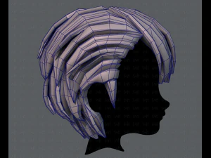 3d hair style for boy v31 3D Model