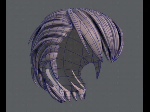 3d hair style for boy v31 3D Model