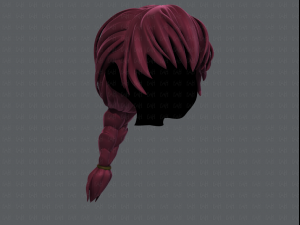 3d hair style for girl v32 3D Model