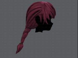 3d hair style for girl v32 3D Model