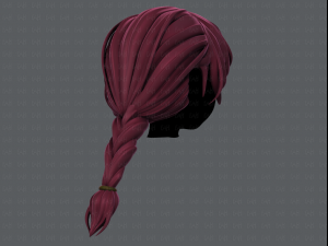 3d hair style for girl v32 3D Model