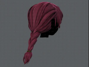 3d hair style for girl v32 3D Model