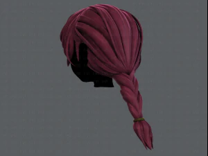 3d hair style for girl v32 3D Model