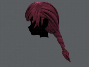 3d hair style for girl v32 3D Model