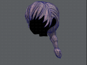 3d hair style for girl v32 3D Model