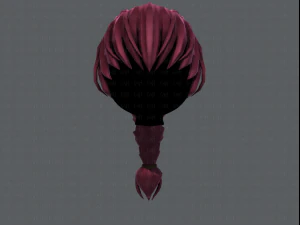 3d hair style for girl v32 3D Model