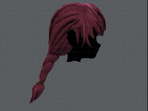 3d hair style for girl v32 3D Model