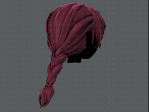 3d hair style for girl v32 3D Model