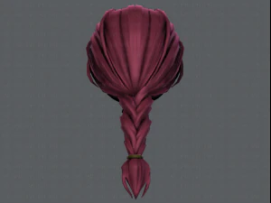 3d hair style for girl v32 3D Model
