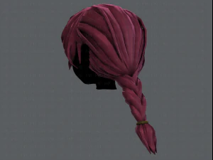 3d hair style for girl v32 3D Model