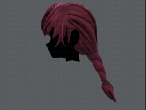 3d hair style for girl v32 3D Model