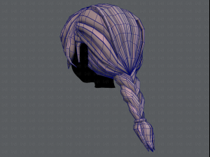 3d hair style for girl v32 3D Model